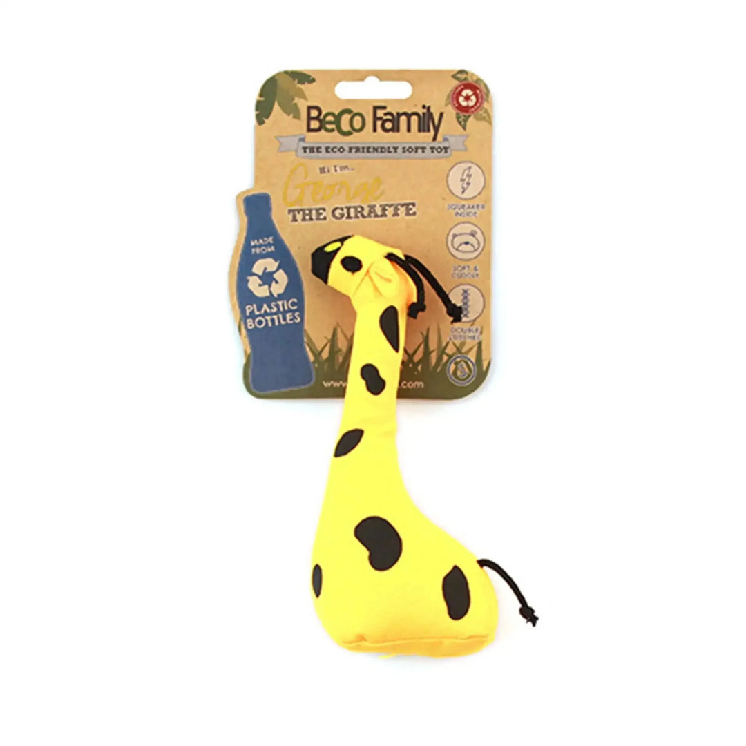 Beco George The Giraffe Soft Toy with Squeeker - PetsCura