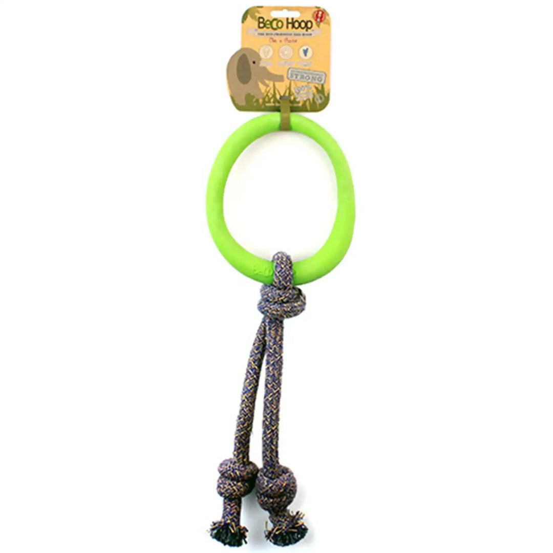 Beco Hoop on Rope Toy - PetsCura