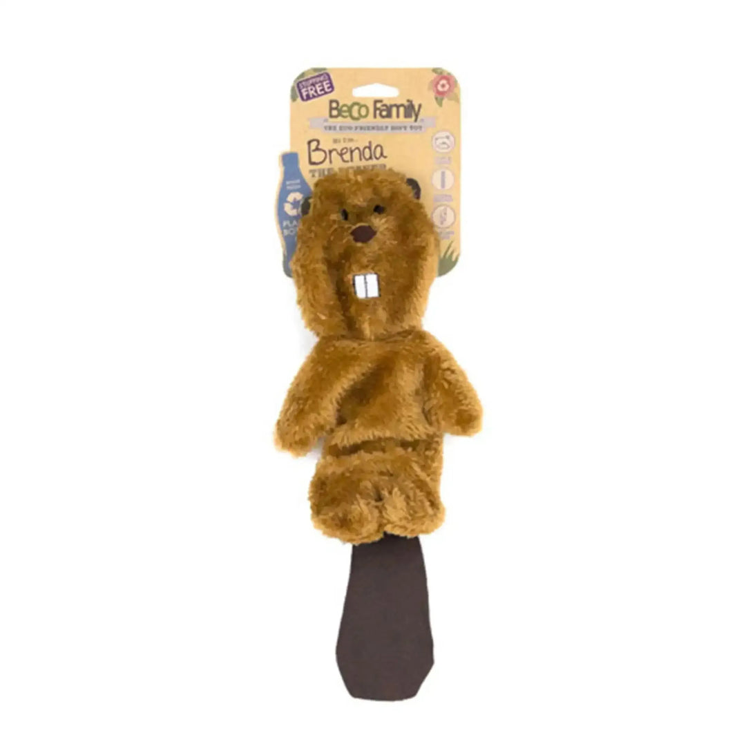 Beco Pet Stuffing Free Beaver Toy - PetsCura