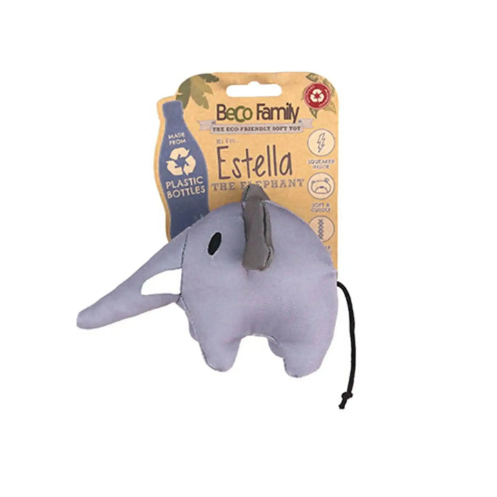 Beco Soft Estella The Elephant Toy with Squeeker - PetsCura