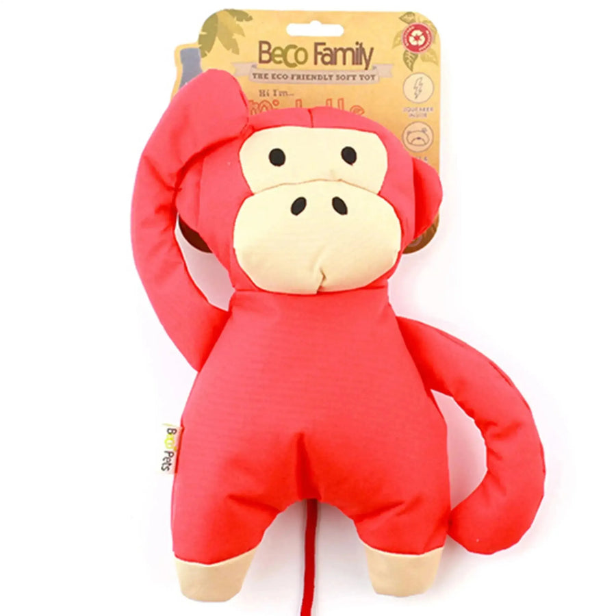 Beco Soft Michelle Monkey Toy with Squeeker - PetsCura