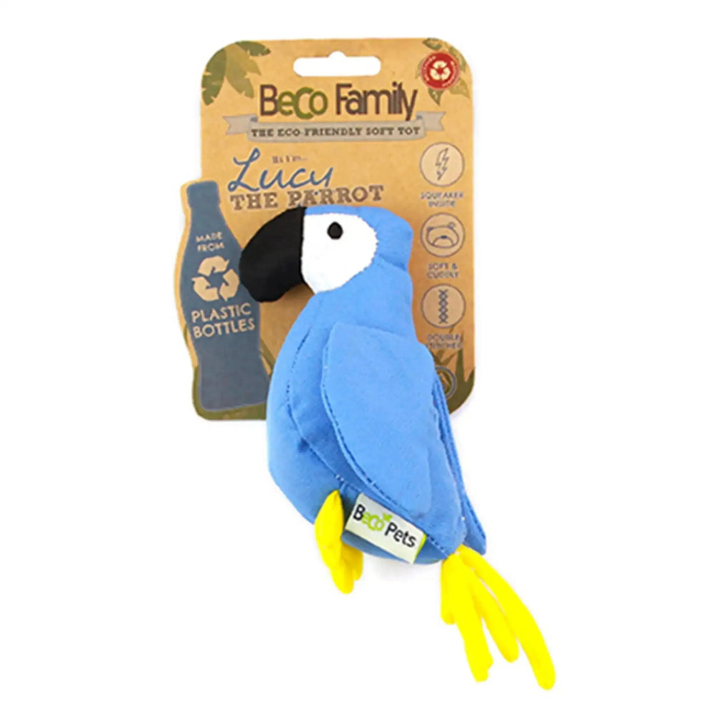 Beco Soft Parrot Toy with Squeeker - PetsCura