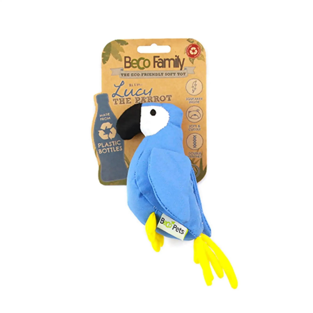 Beco Soft Parrot Toy with Squeeker - PetsCura