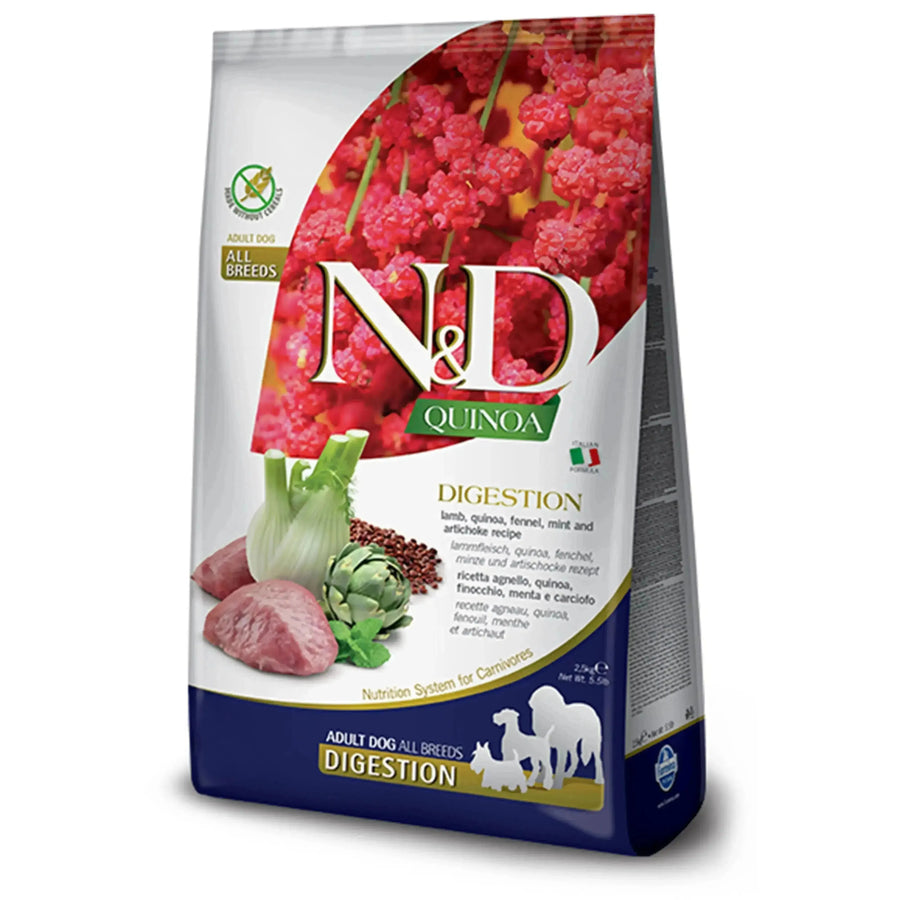 N&D QUINOA Grain Free - DIGESTION LAMB - PetsCura