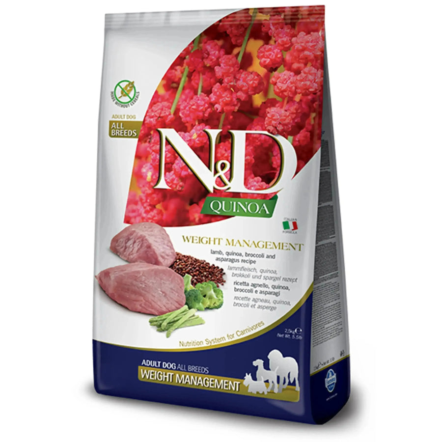 N&D Quinoa Grain Free WEIGHT MANAGEMENT LAMB - PetsCura