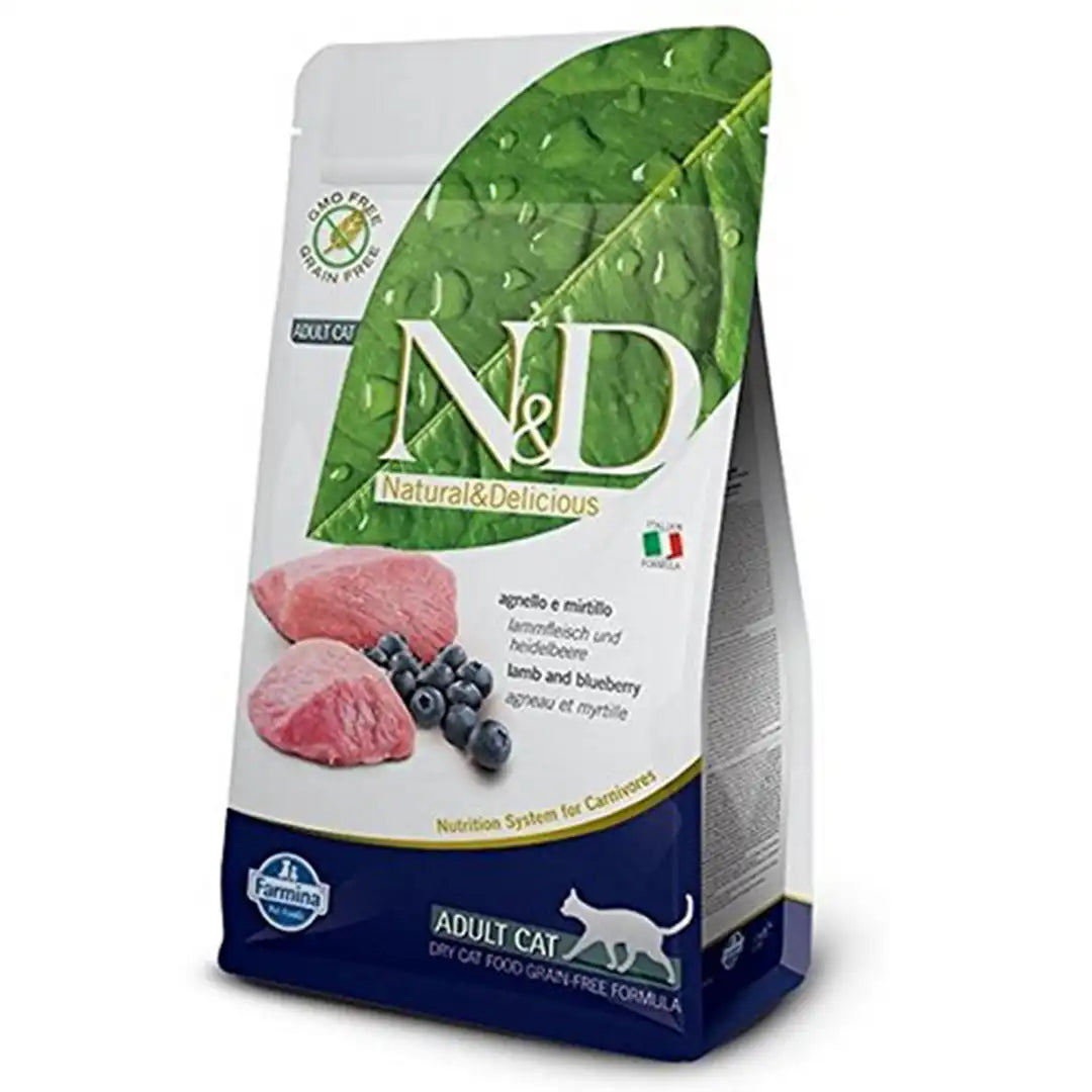 N&D Grain Free Lamb Blueberry Adult Cat Food