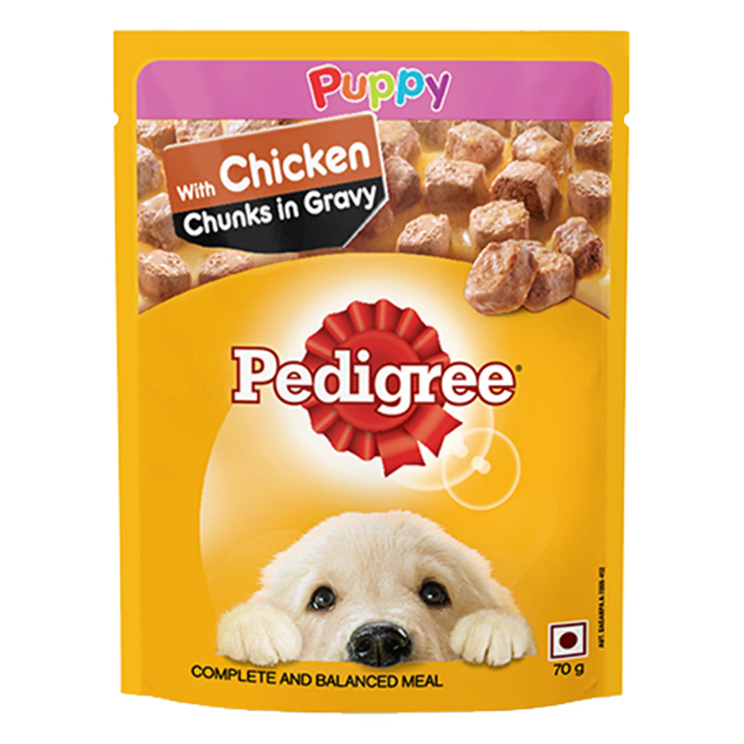 Pedigree Gravy Puppy Chicken Chunks - PetsCura