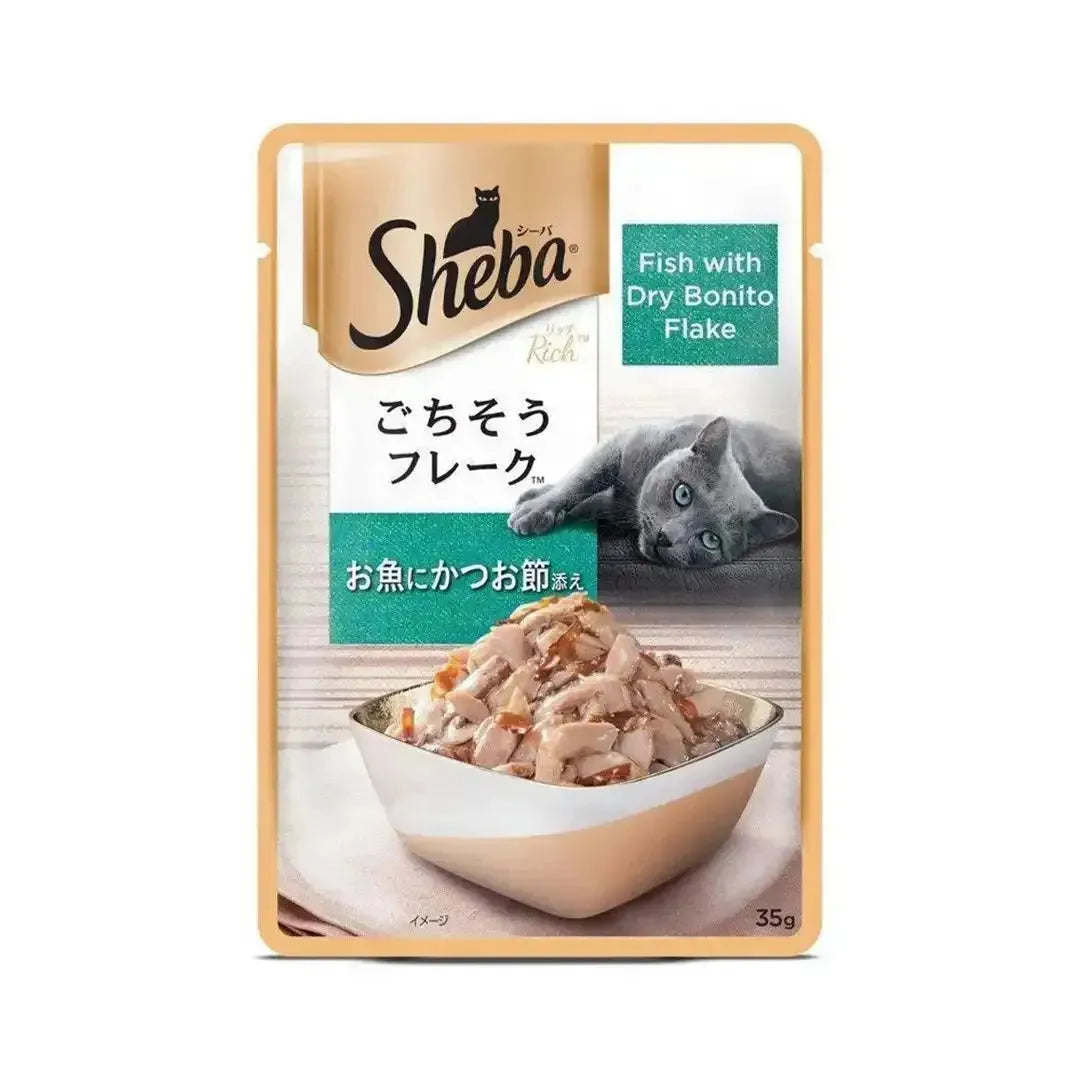 Sheba Fish with Dry Bonito Flake - PetsCura