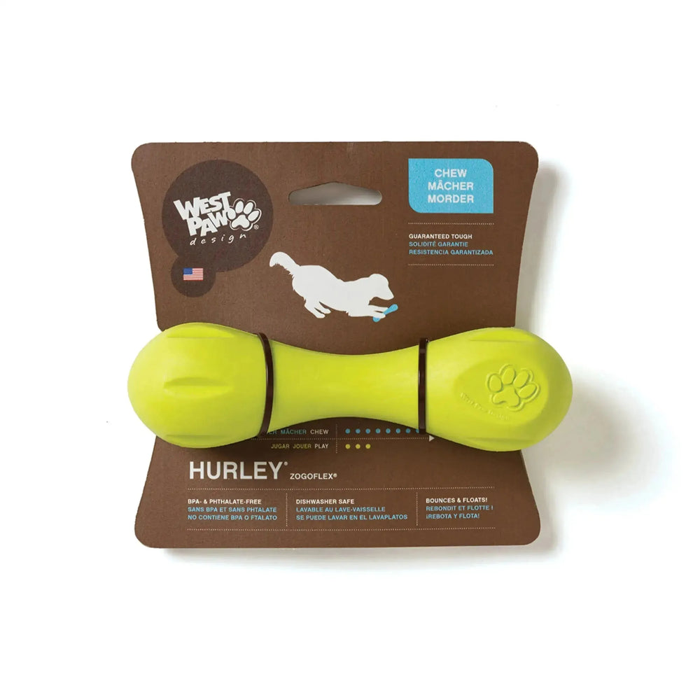 West Paw Zogoflex Hurley Durable Bone Chew Toy - PetsCura