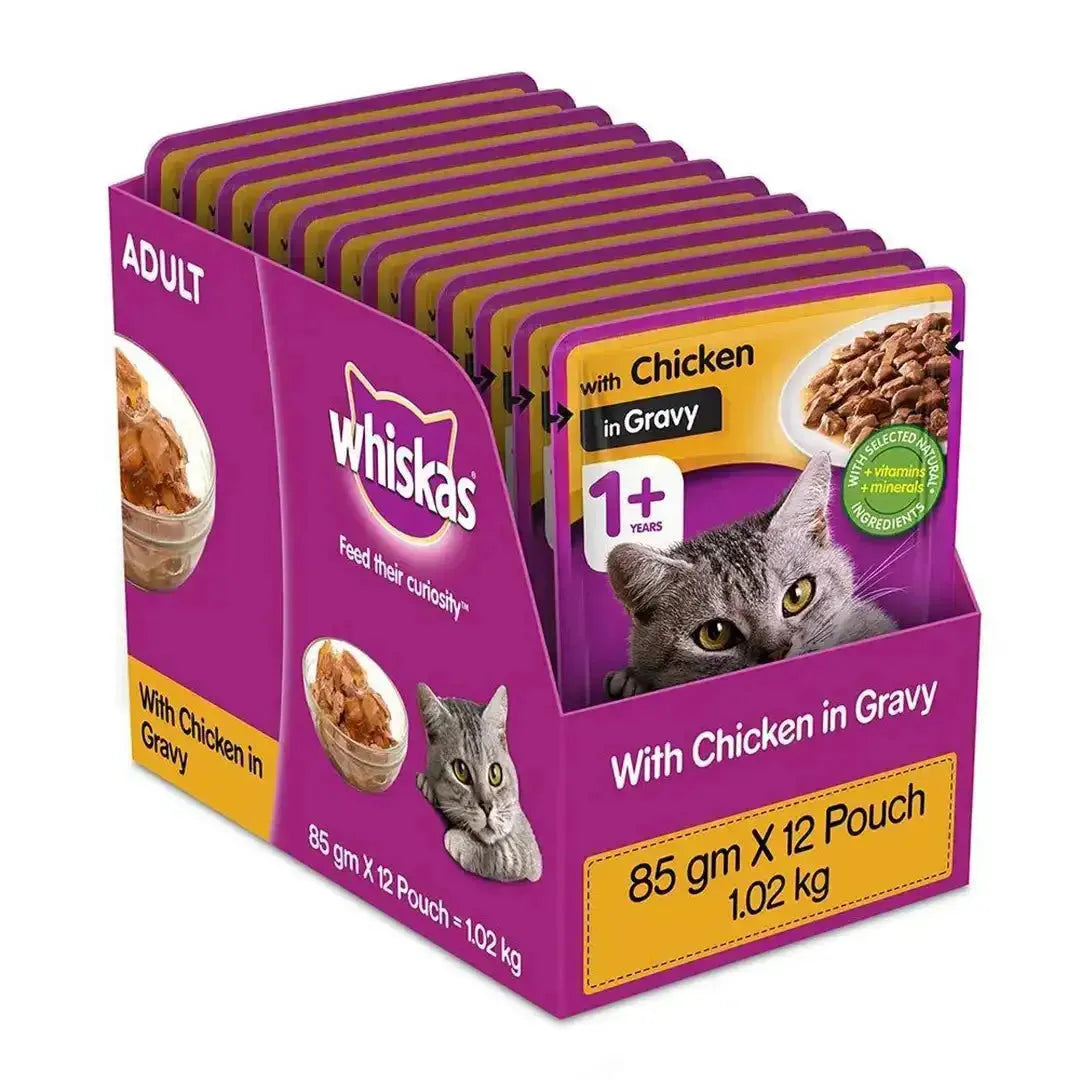 Whiskas Adult Chicken in Gravy - PetsCura