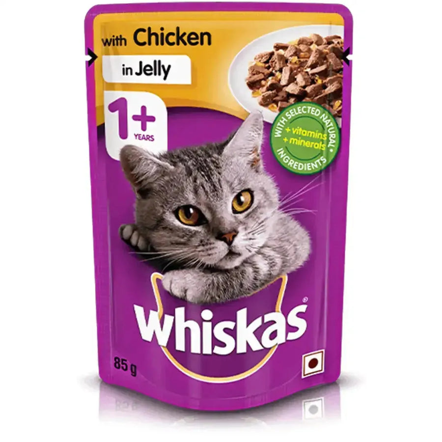 Whiskas Adult Chicken in Jelly - PetsCura