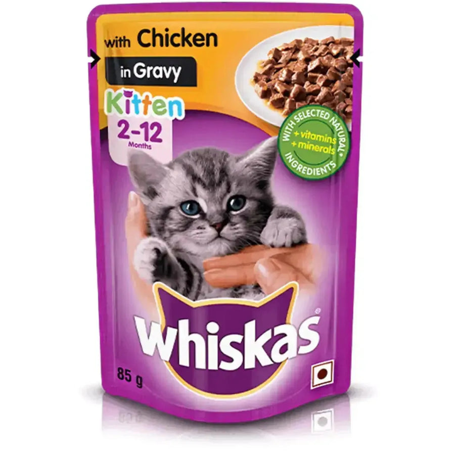 Whiskas Kitten Chicken in Gravy - PetsCura