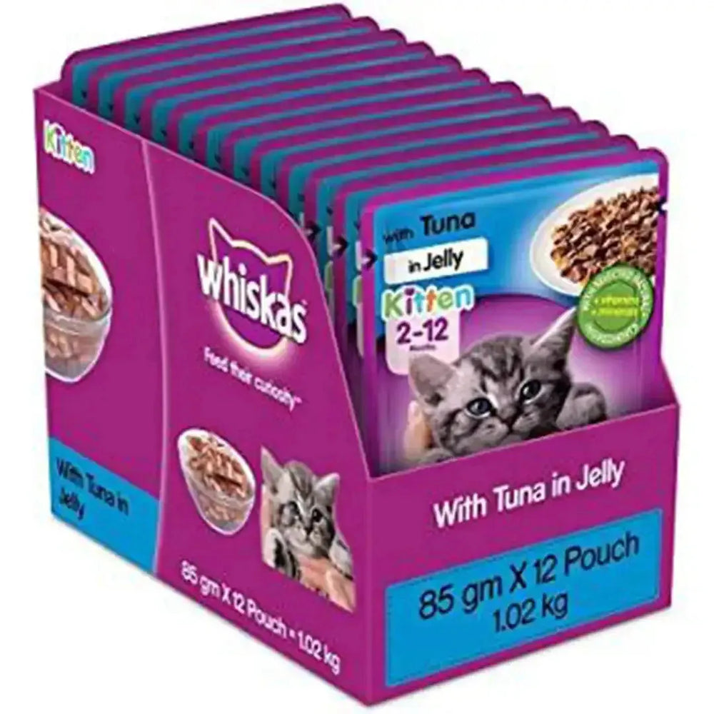 Whiskas Kitten Tuna in Jelly - PetsCura