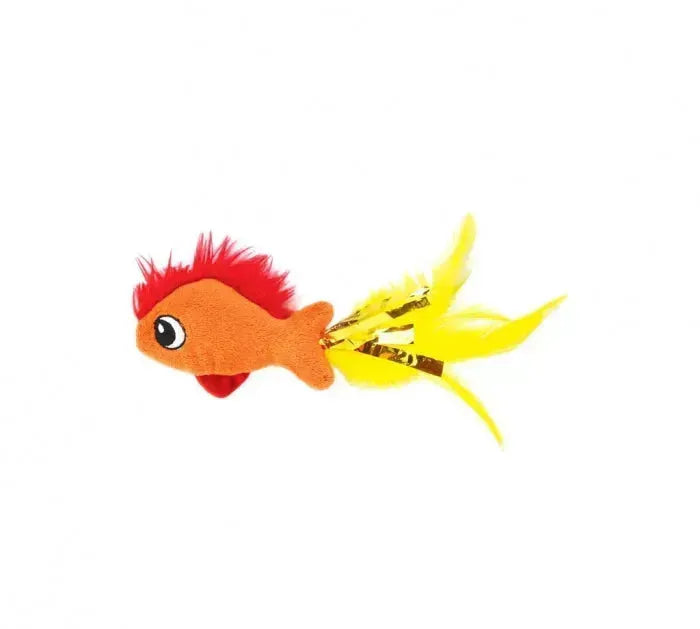 Feather Fish Cat Toy - PetsCura