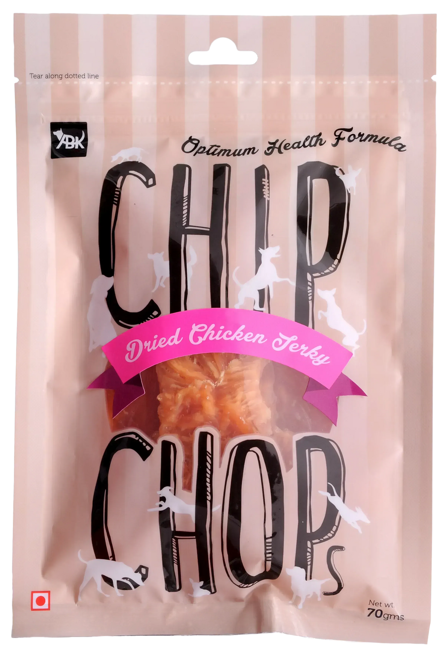 Chip Chops Sun Dried Chicken Jerky - PetsCura