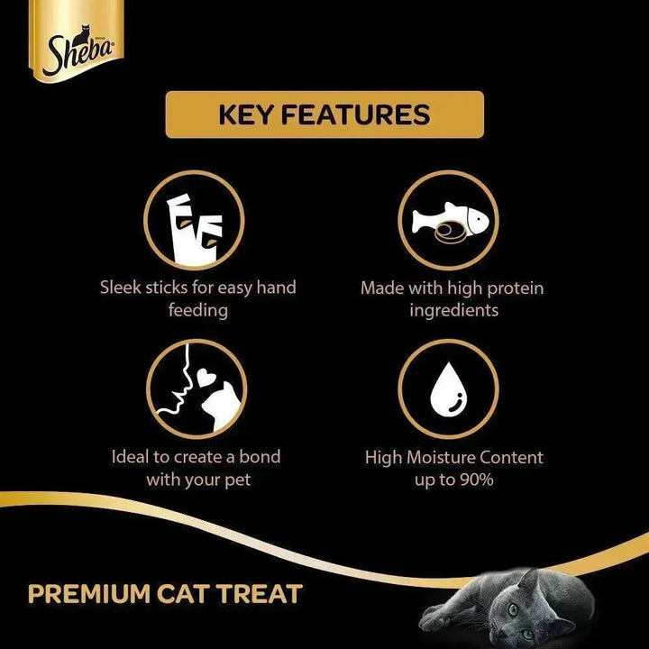 Sheba Melty Cat Treat- Maguro Tuna & Seafood Flavours - PetsCura