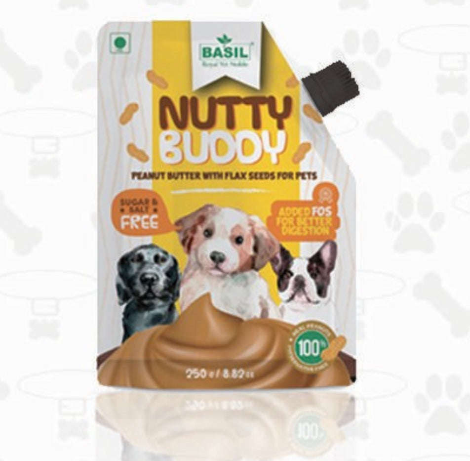 Basil Nutty Buddy Peanut butter - PetsCura