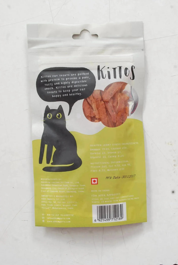 Snapper Jerky Strips Cat Treat - PetsCura