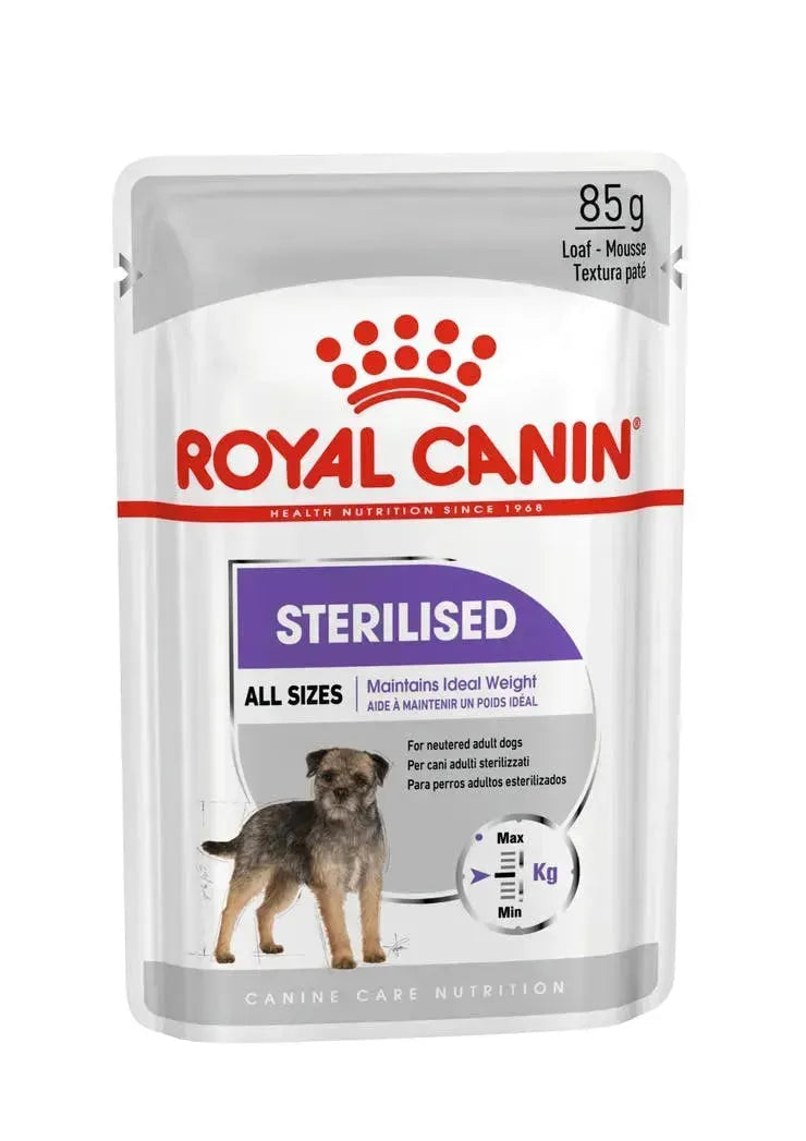 Royal Canin Sterilised Canine Loaf 12 x 85 Gms - PetsCura