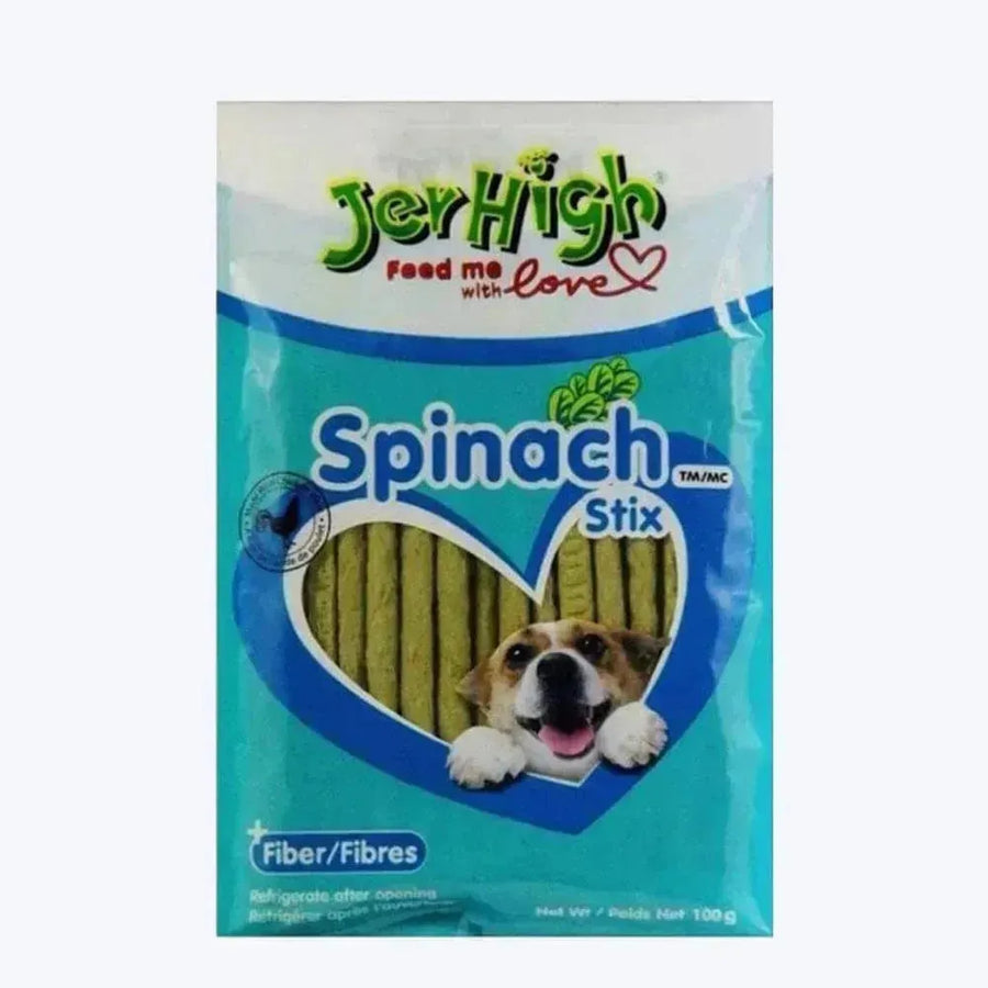 JerHigh Spinach Style Stix - PetsCura